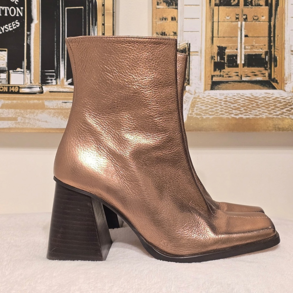 Alohas South Shimmer Ankle Boots Pink Quartz EUR 37 NWOB